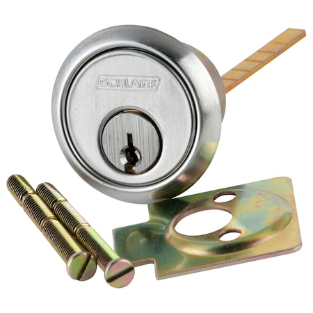 Schlage Rim Cylinder, C123 Keyway, KD, 626, PK4 20-022 C123 626 (4PK)